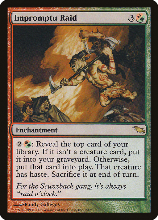 Impromptu Raid (SHM-209) [Shadowmoor] MTG Single Wizards of the Coast