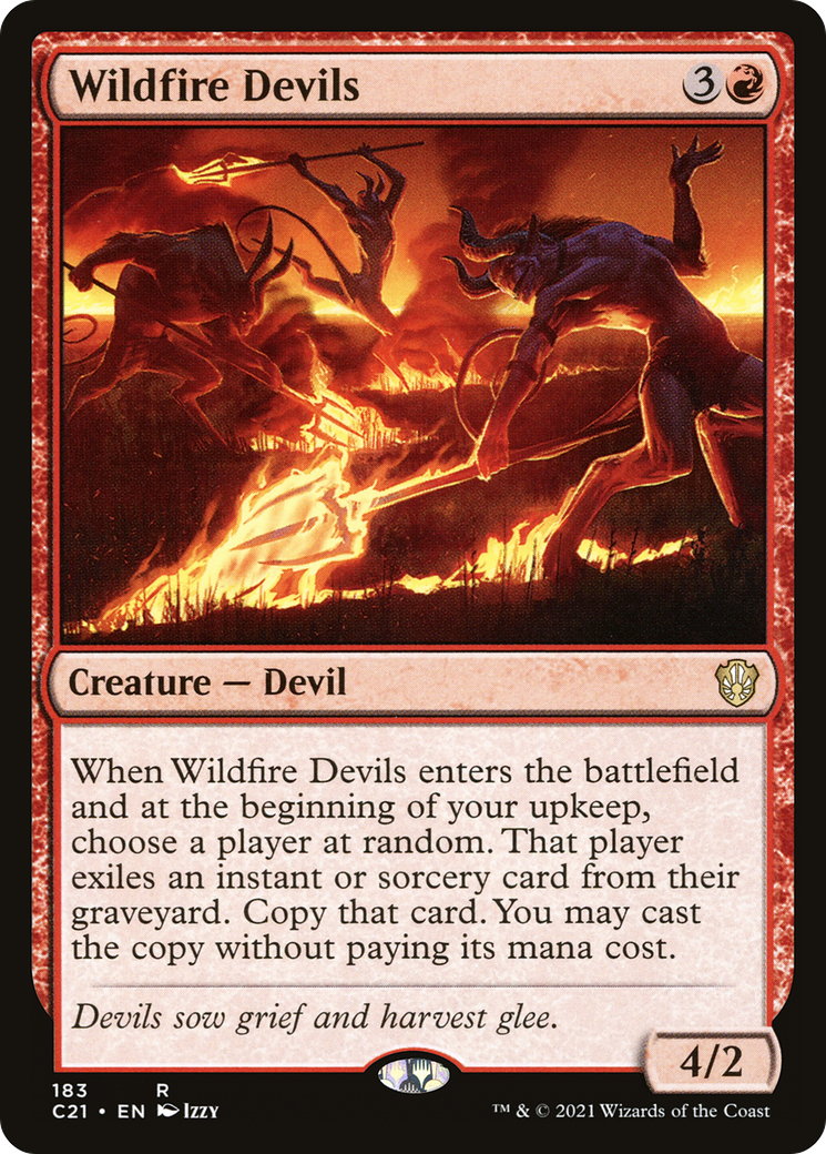 Wildfire Devils (C21-183) [Commander 2021] MTG Single Wizards of the Coast