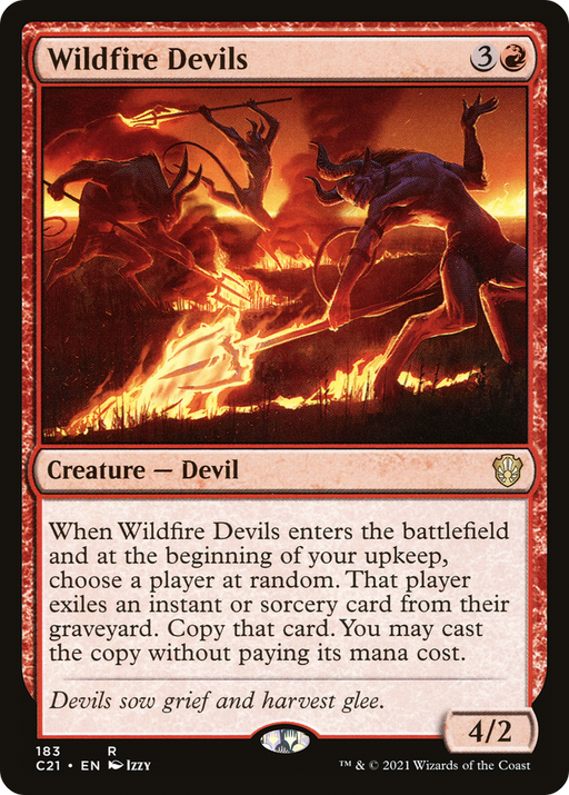 Wildfire Devils (C21-183) [Commander 2021] MTG Single Wizards of the Coast