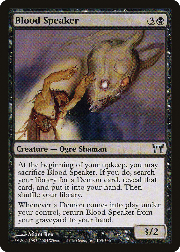 Blood Speaker (CHK-103) [Champions of Kamigawa] Foil MTG Single Wizards of the Coast