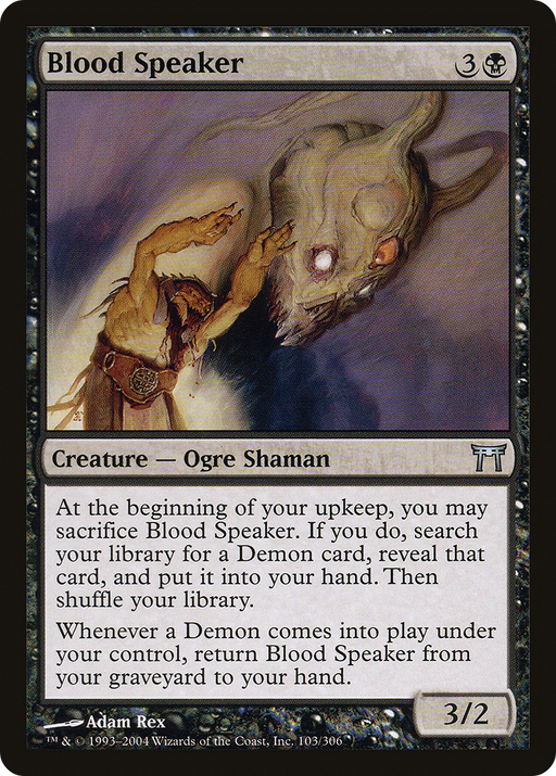 Blood Speaker (CHK-103) [Champions of Kamigawa] Foil MTG Single Wizards of the Coast