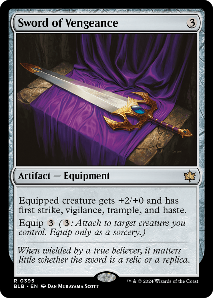 Sword of Vengeance (BLB-395) [Bloomburrow] MTG Single Wizards of the Coast