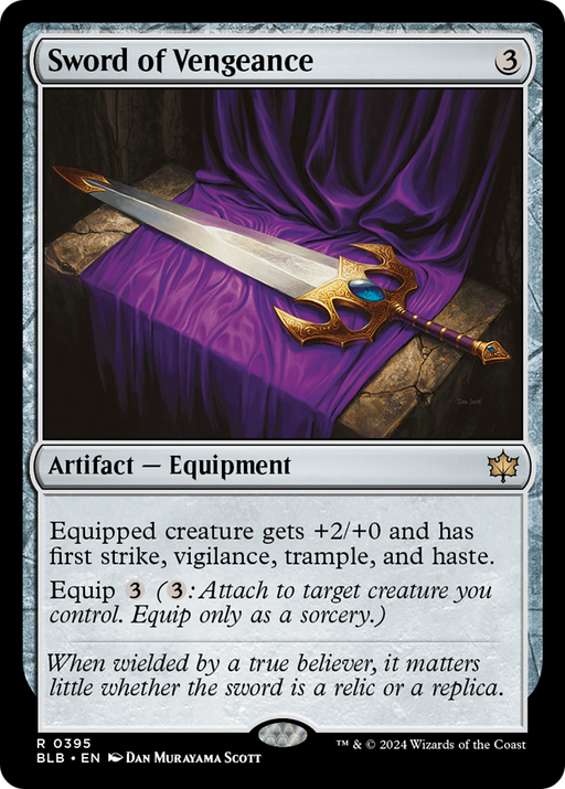 Sword of Vengeance (BLB-395) [Bloomburrow] MTG Single Wizards of the Coast