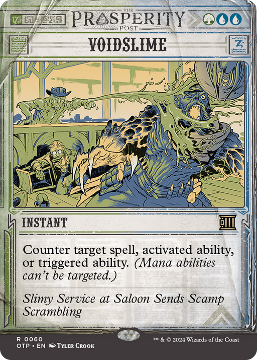Voidslime (OTP-060) [Breaking News] (Showcase) (Borderless) Foil MTG Single Wizards of the Coast
