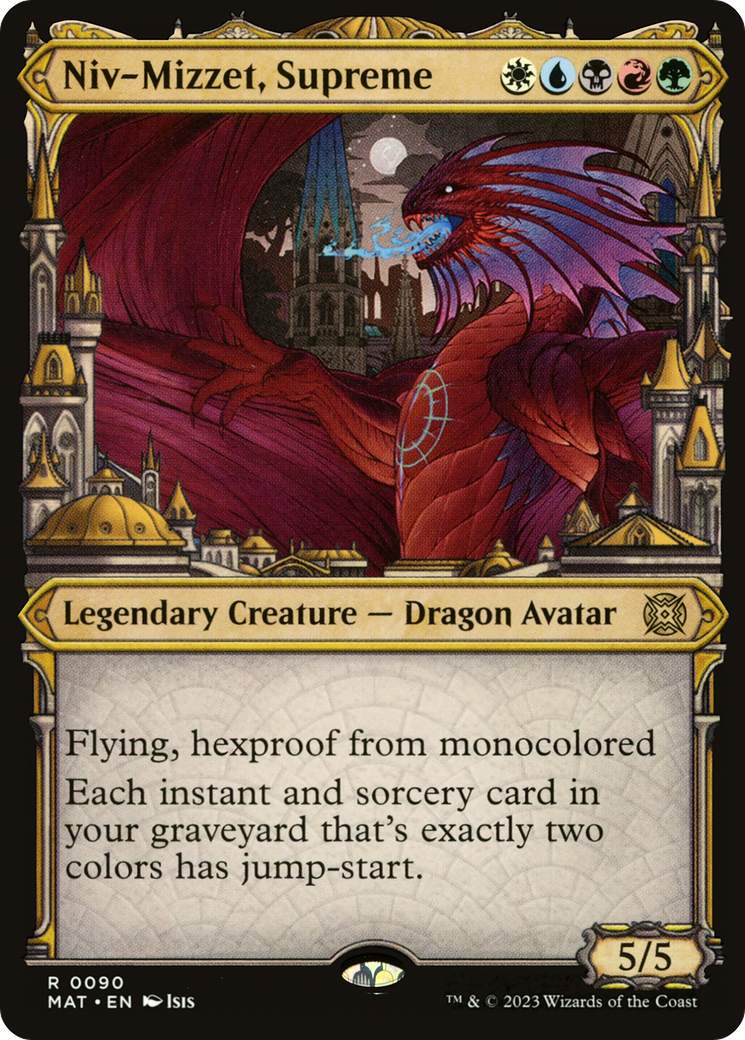Niv-Mizzet, Supreme (MAT-090) [March of the Machine: The Aftermath] (Showcase) MTG Single Wizards of the Coast