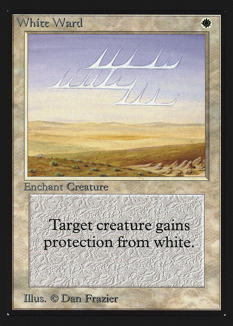 White Ward (CED-045) [Collectors' Edition] MTG Single Wizards of the Coast