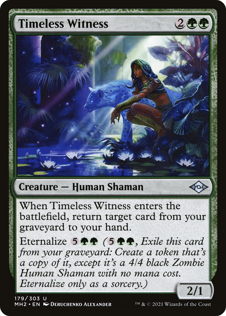 Timeless Witness (MH2-179) [Modern Horizons 2] MTG Single Modern Horizons 2