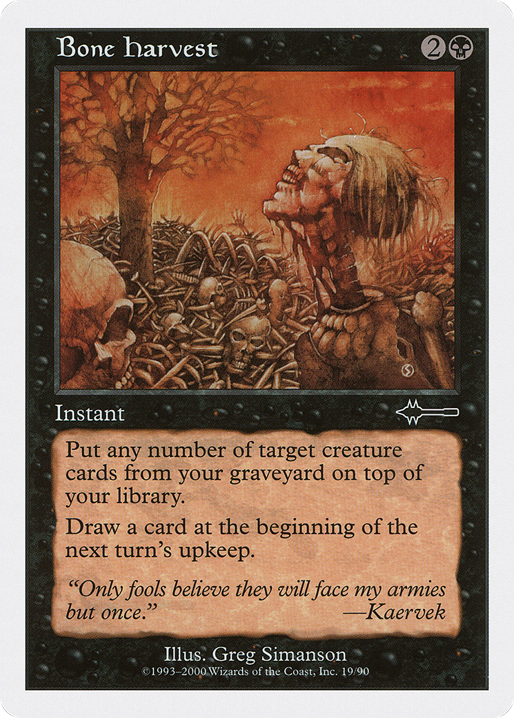 Bone Harvest (BTD-019) [Misc] Beatdown Box Set MTG Single Wizards of the Coast
