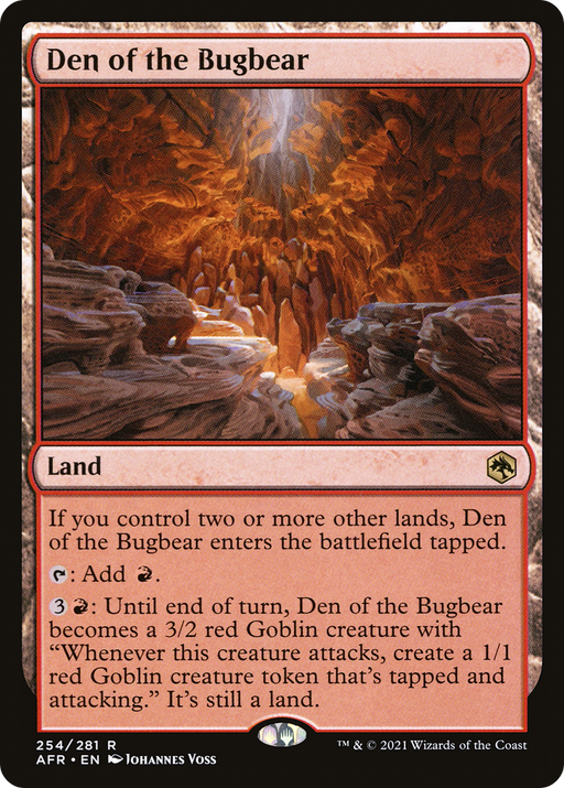 Den of the Bugbear (AFR-254) [Adventures in the Forgotten Realms] MTG Single Wizards of the Coast