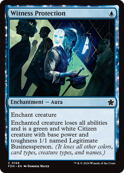 Witness Protection (FDN-168) [Foundations] MTG Single Wizards of the Coast