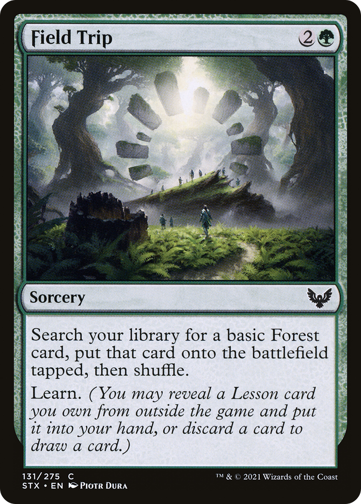 Field Trip (STX-131) [Strixhaven: School of Mages] MTG Single Wizards of the Coast
