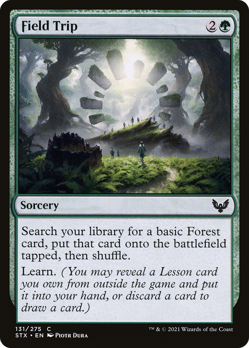 Field Trip (STX-131) [Strixhaven: School of Mages] MTG Single Wizards of the Coast