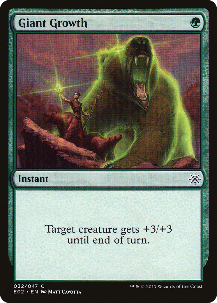 Giant Growth (E02-032) [Misc] Explorers of Ixalan MTG Single Wizards of the Coast