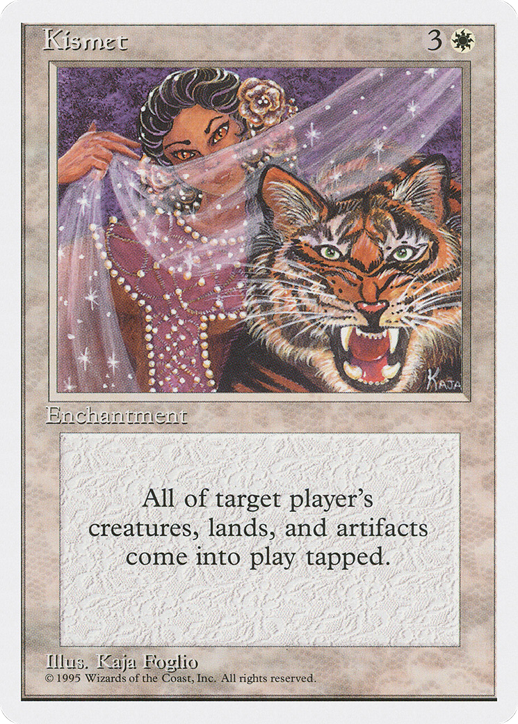 Kismet (4ED-033) [Fourth Edition] MTG Single Wizards of the Coast