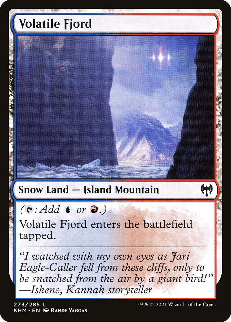 Volatile Fjord (KHM-273) [Kaldheim] MTG Single Wizards of the Coast