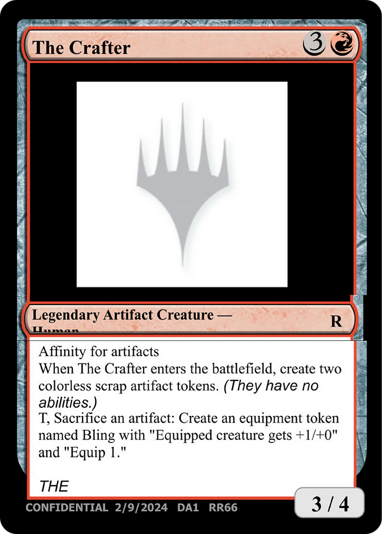 The Crafter (UNK-RR66) [Misc] Unknown Event MTG Single Wizards of the Coast