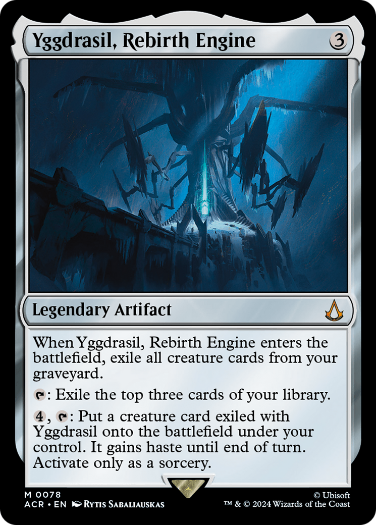Yggdrasil, Rebirth Engine (ACR-078) [Assassin's Creed] MTG Single Wizards of the Coast