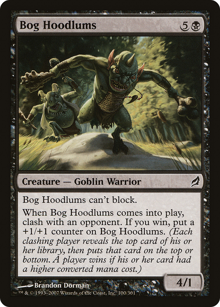 Bog Hoodlums (LRW-100) [Lorwyn] MTG Single Wizards of the Coast