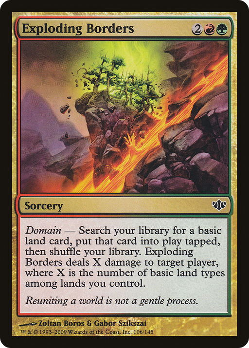 Exploding Borders (CON-106) [Conflux] MTG Single Wizards of the Coast