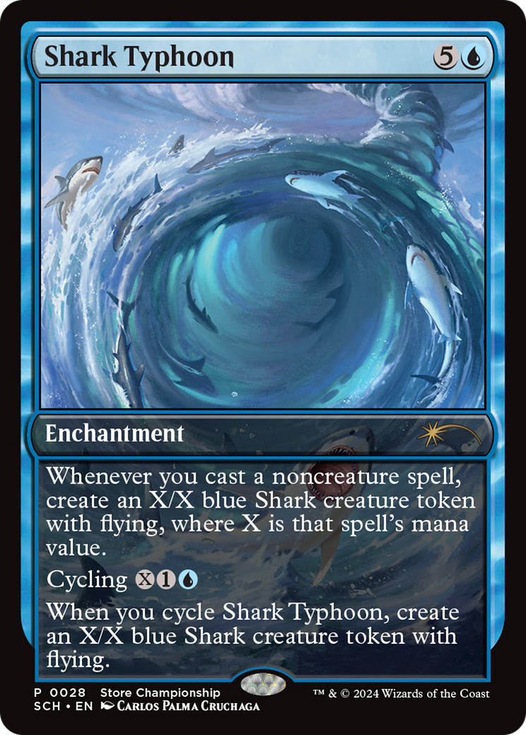 Shark Typhoon (GAME-028) [Misc] Store Championships Foil MTG Single Wizards of the Coast