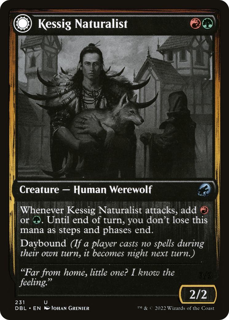 Kessig Naturalist (DBL-231) [Innistrad: Double Feature] MTG Single Wizards of the Coast
