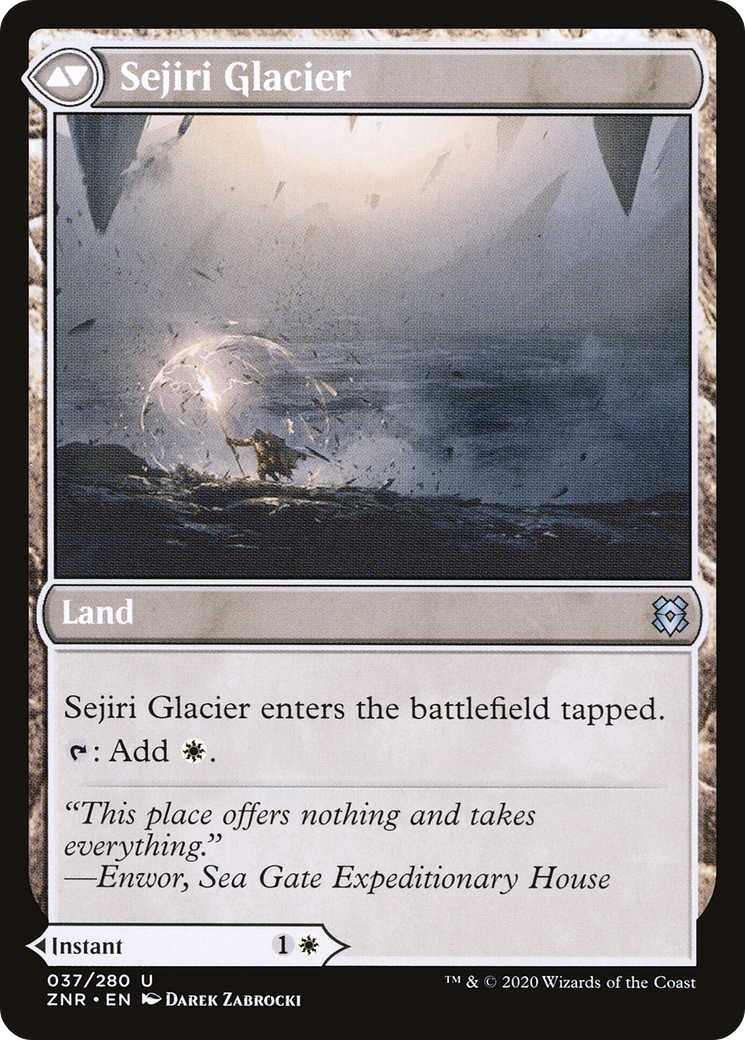 Sejiri Shelter (ZNR-037) [Zendikar Rising] Foil MTG Single Wizards of the Coast