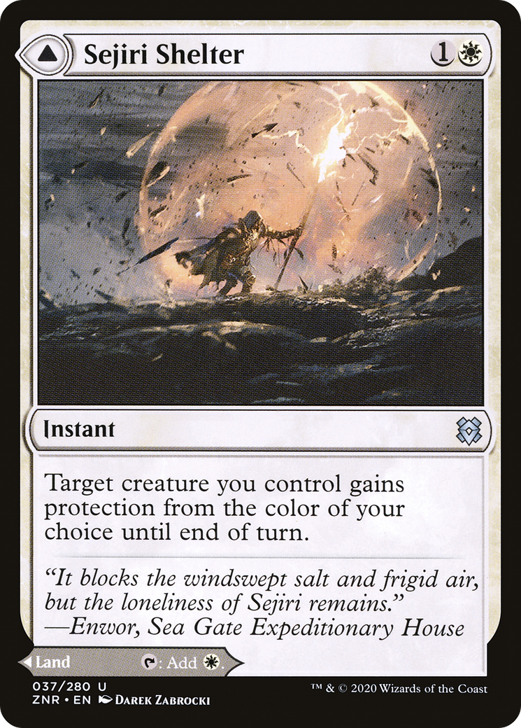 Sejiri Shelter (ZNR-037) [Zendikar Rising] MTG Single Wizards of the Coast