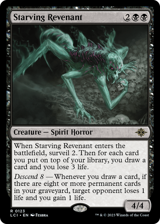 Starving Revenant (LCI-123) [The Lost Caverns of Ixalan] Foil MTG Single Wizards of the Coast