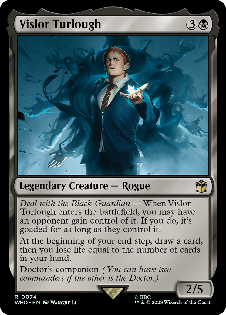 Vislor Turlough [Doctor Who] MTG Single Magic: The Gathering