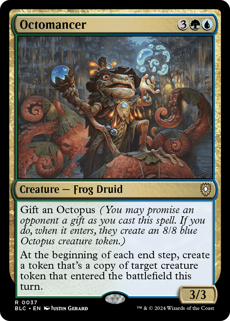 Octomancer (BLC-037) [Bloomburrow Commander] MTG Single Wizards of the Coast