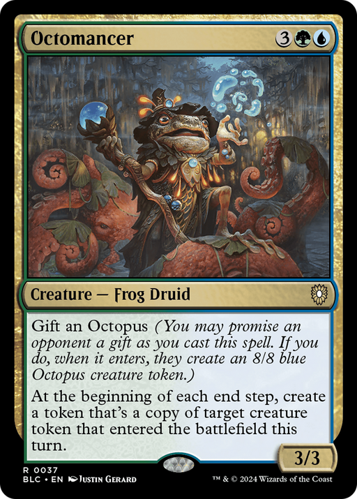 Octomancer (BLC-037) [Bloomburrow Commander] MTG Single Wizards of the Coast