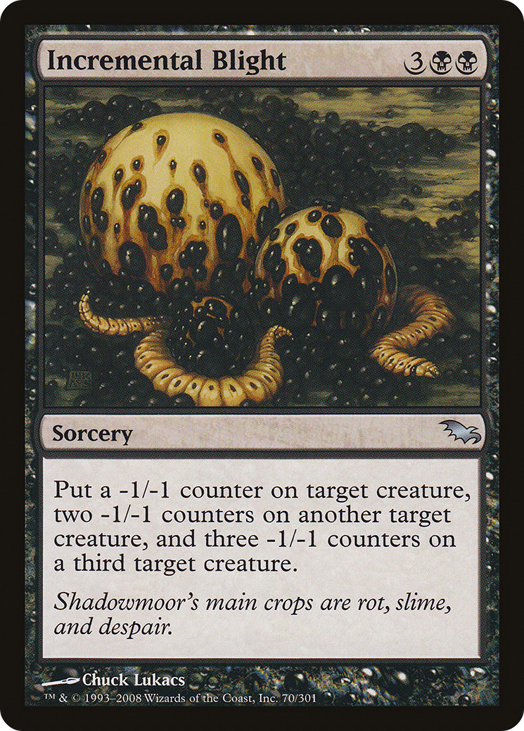 Incremental Blight (SHM-070) [Shadowmoor] MTG Single Wizards of the Coast