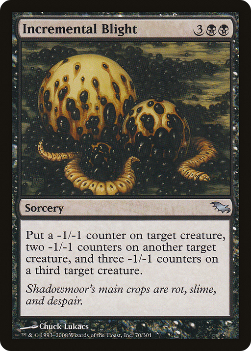 Incremental Blight (SHM-070) [Shadowmoor] MTG Single Wizards of the Coast