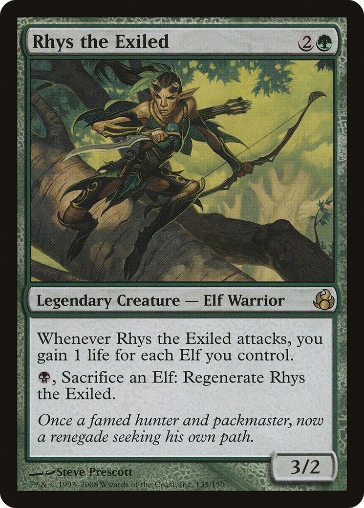 Rhys the Exiled (MOR-135) [Morningtide] MTG Single Wizards of the Coast