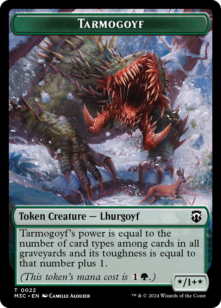 Tarmogoyf (TM3C-022) [Tokens] Modern Horizons 3 Commander Tokens Foil MTG Single Wizards of the Coast