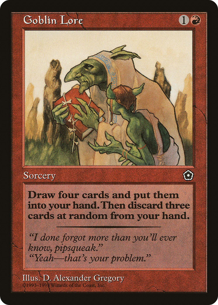 Goblin Lore (P02-) [Misc] Portal Second Age MTG Single Wizards of the Coast