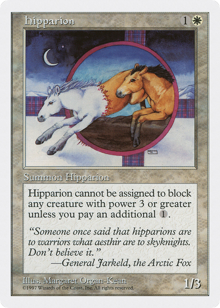 Hipparion (5ED-) [Fifth Edition] MTG Single Wizards of the Coast