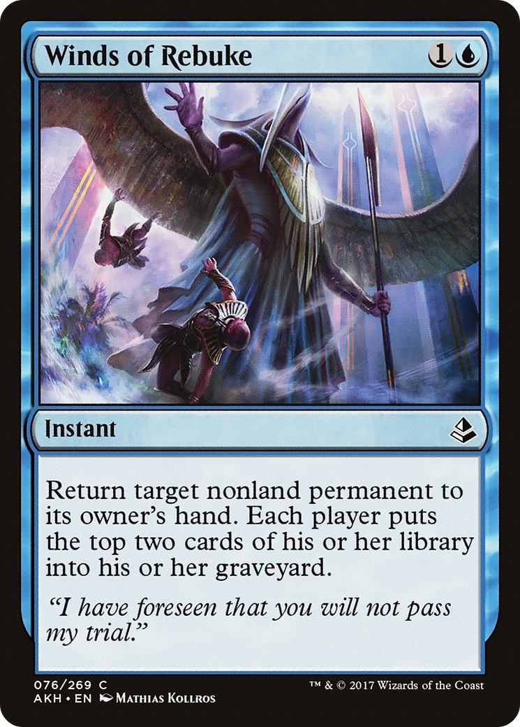Winds of Rebuke (AKH-076) [Amonkhet] MTG Single Wizards of the Coast
