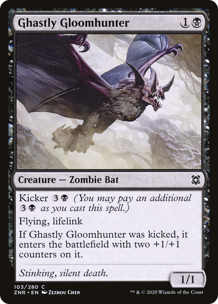 Ghastly Gloomhunter (ZNR-103) [Zendikar Rising] MTG Single Wizards of the Coast