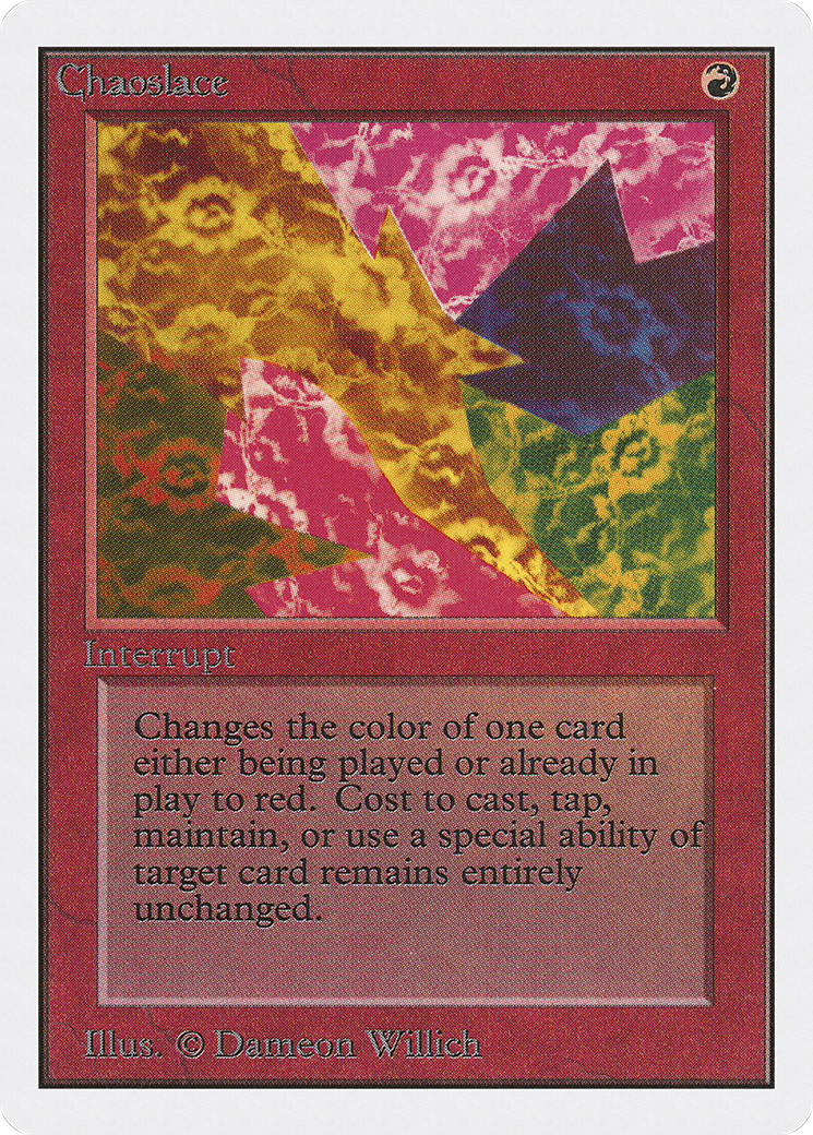 Chaoslace (2ED-) [Oldschool] Unlimited Edition MTG Single Wizards of the Coast