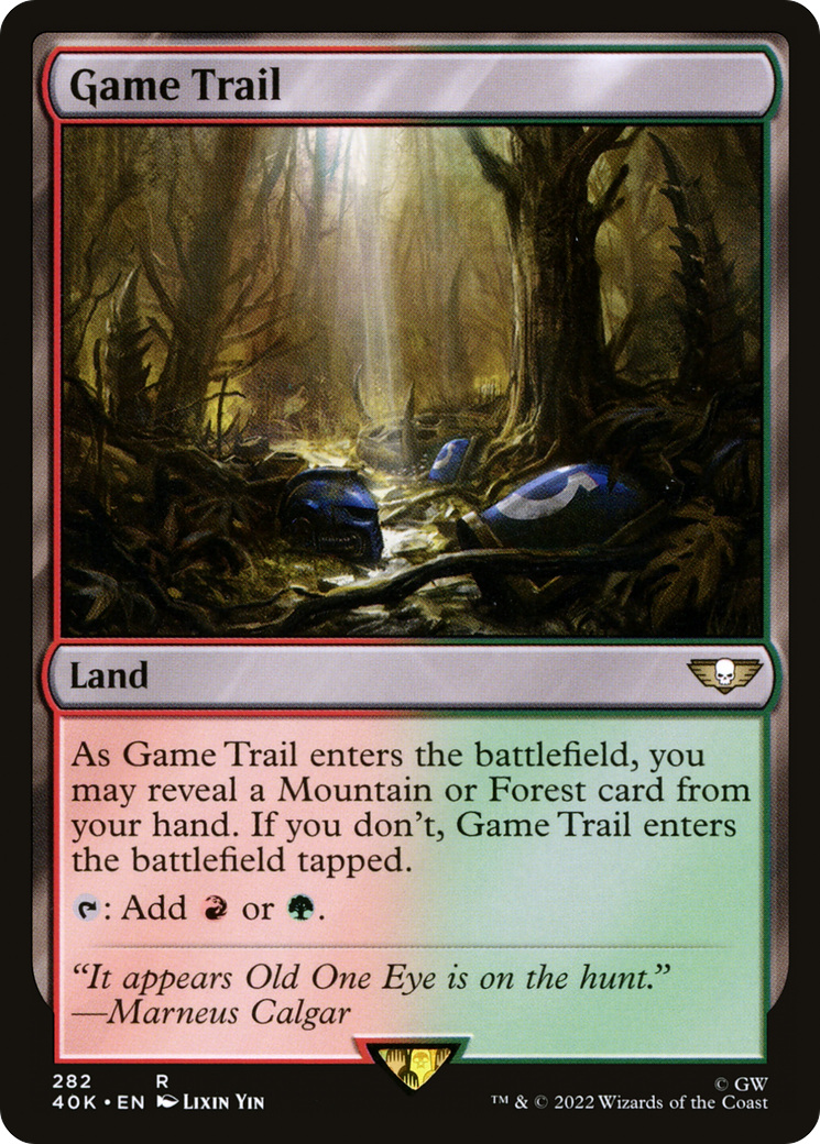 Game Trail (40K-282) [Warhammer 40,000 Commander] MTG Single Wizards of the Coast
