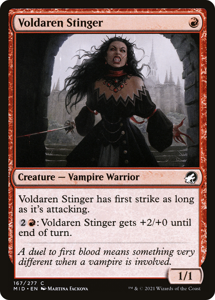 Voldaren Stinger (MID-167) [Innistrad: Midnight Hunt] Foil MTG Single Wizards of the Coast