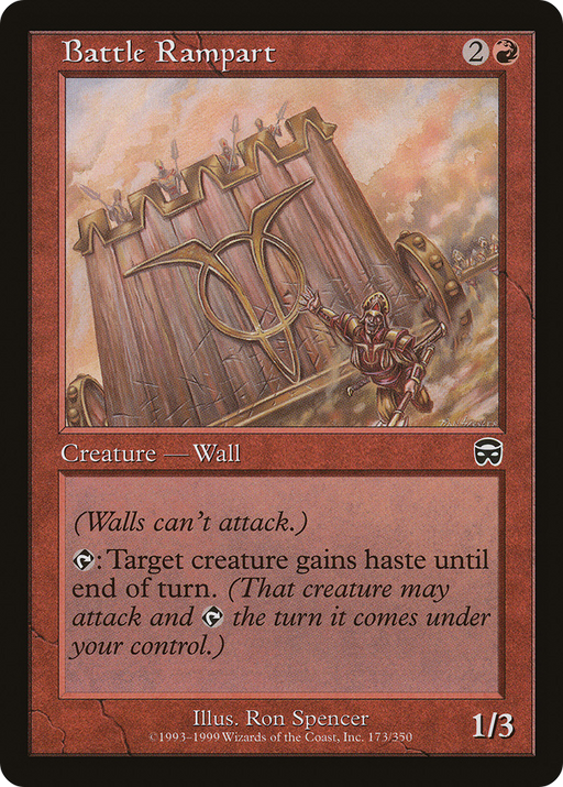 Battle Rampart (MMQ-173) [Mercadian Masques] MTG Single Wizards of the Coast