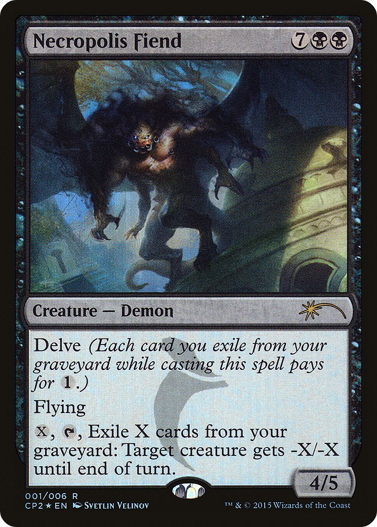 Necropolis Fiend (UMP-001) [Fate Reforged Clash Pack] Foil MTG Single Wizards of the Coast