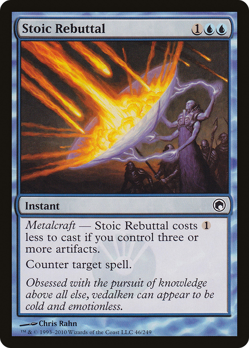 Stoic Rebuttal (SOM-046) [Scars of Mirrodin] Foil MTG Single Wizards of the Coast
