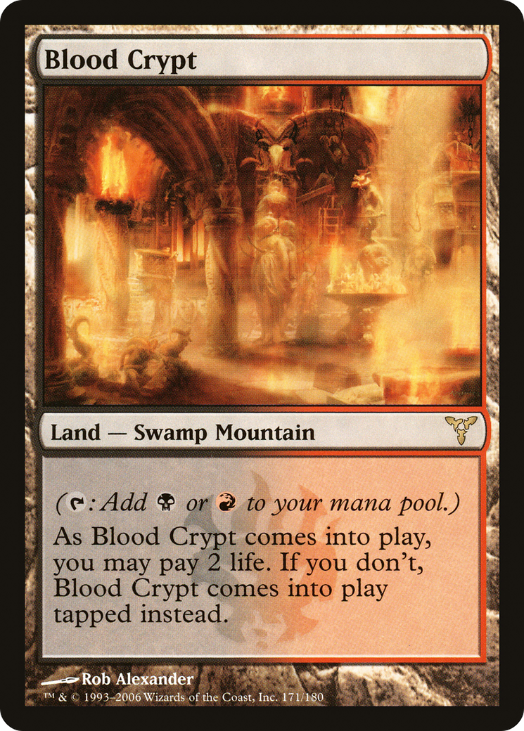 Blood Crypt (DIS-171) [Dissension] Foil MTG Single Wizards of the Coast