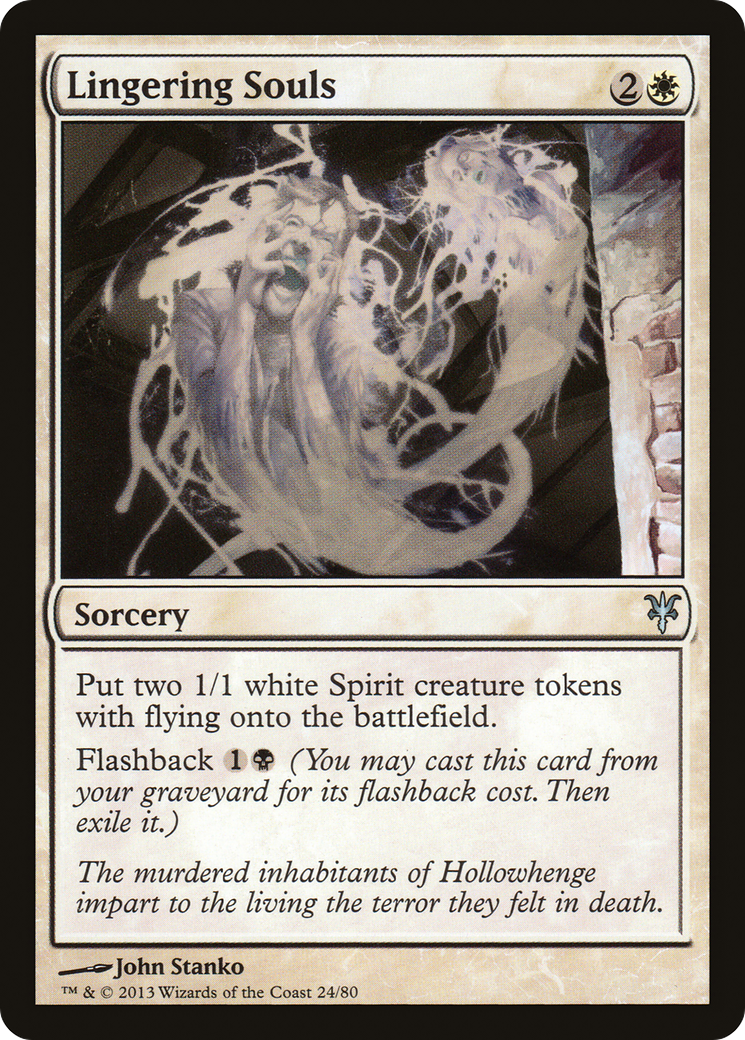 Lingering Souls (DDK-024) [Misc] Duel Decks: Sorin vs. Tibalt MTG Single Wizards of the Coast