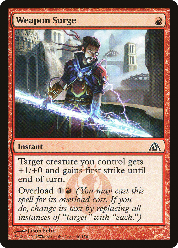 Weapon Surge (DGM-040) [Dragon's Maze] MTG Single Wizards of the Coast