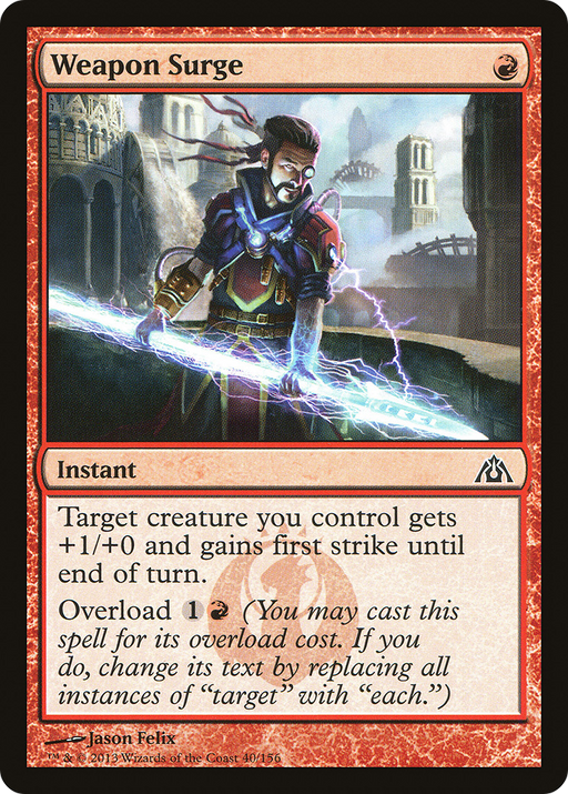Weapon Surge (DGM-040) [Dragon's Maze] MTG Single Wizards of the Coast