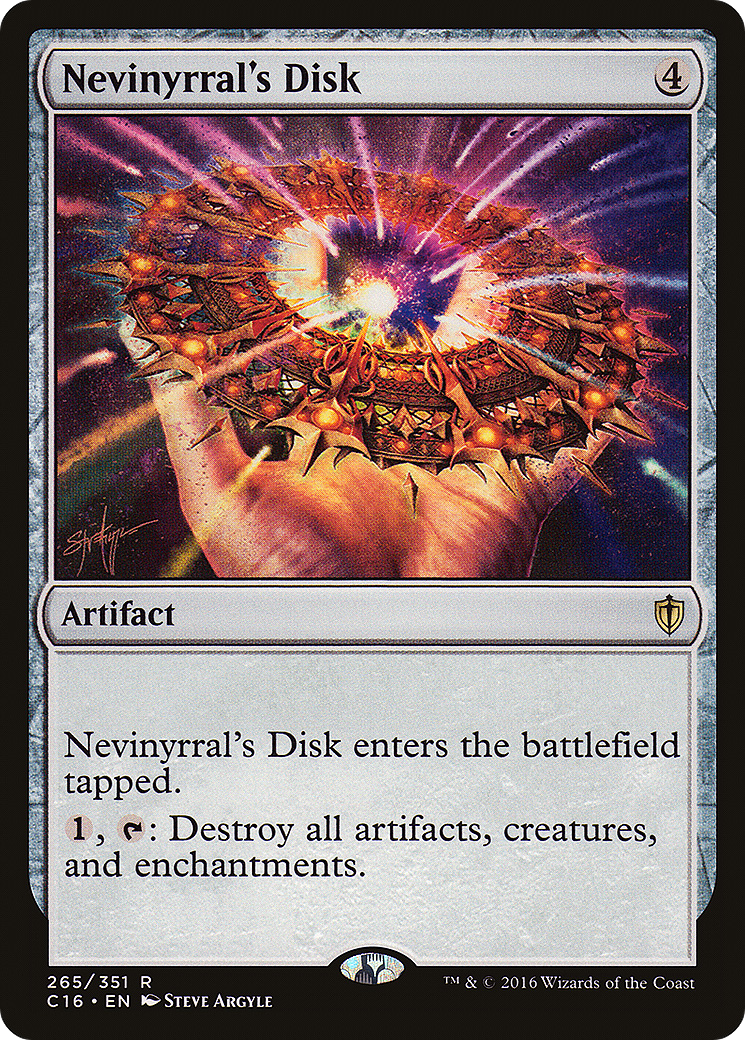 Nevinyrral's Disk (C16-265) [Commander 2016] MTG Single Wizards of the Coast